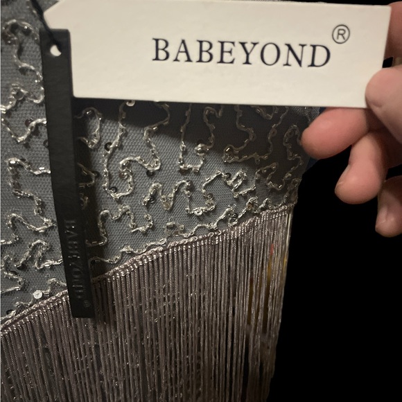 Vintage inspired dress from Babeyond. NWT silver dress only! - Picture 7 of 10